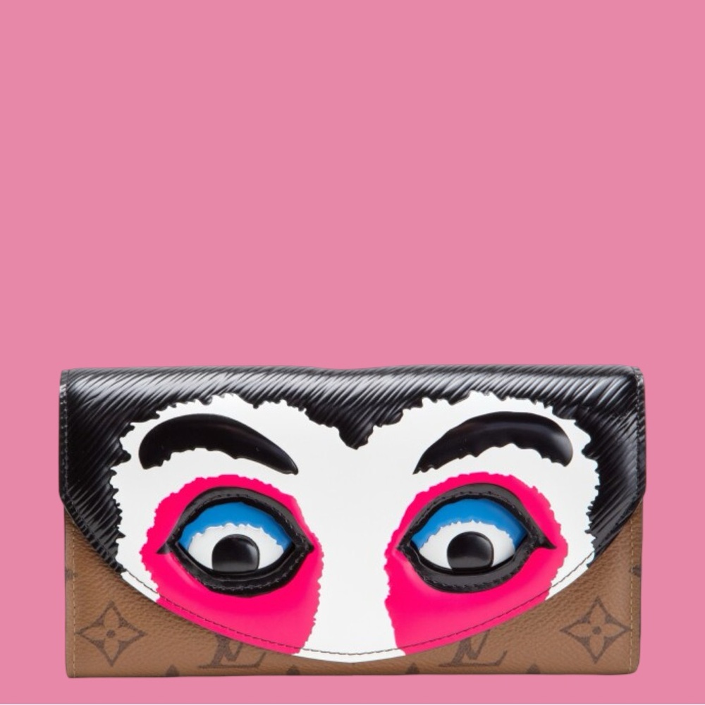 Louis Vuitton Kabuki Long Wallet Monogram Reverse